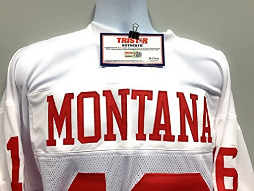 Joe Montana San Fransico Signed Autograph Custom Jersey White Tristar Authentic Certified