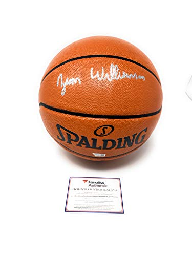 Zion Williamson New Orleans Pelicans Signed Autograph NBA Game Basketball Fanatics Authentic Certified