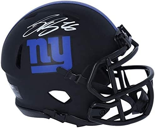 Saquon Barkley New York Giants Signed Autograph ECLIPSE Speed Mini Helmet Fanatics Certified