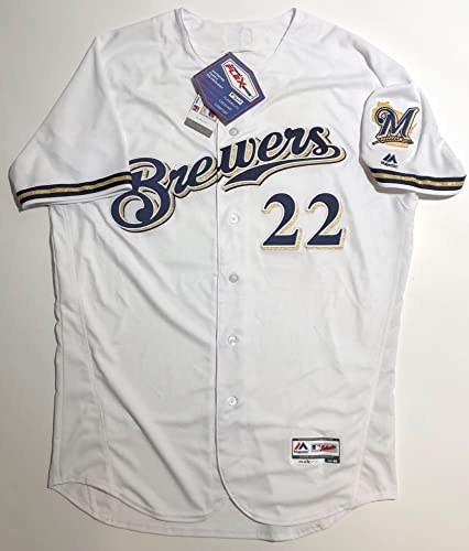 Christian Yelich Milwaukee Brewers Signed Autograph Majestic Jersey White 2018 NL MVP Inscribed Steiner Sports Certified