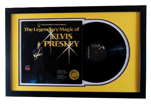 Elvis Presley Professionally Framed Record Double Matted The Legendary Magic of