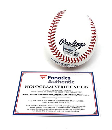 Peyton Manning Signed Autograph MLB Baseball Fanatics Authentic Certified
