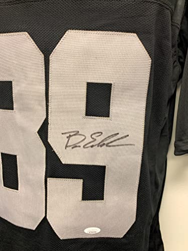 Bryan Edwards Las Vegas Raiders Signed Autograph Custom Jersey Black W/Grey # JSA Witnessed Certified