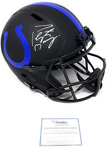 Peyton Manning Indianapolis Signed Autograph Rare ECLIPSE Limited Edition Full Size Helmet Fanatics Authentic Certified