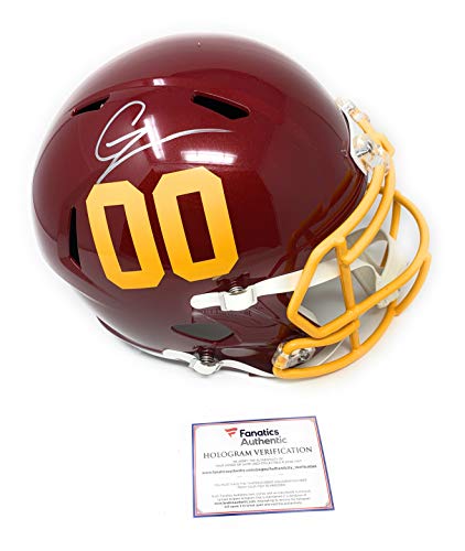 Chase Young Washington Football Team Signed Autograph Full Size Speed Helmet 00 Fanatics Authentic Certified