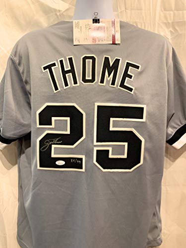Jim Thome Autographed Jersey and Art Piece
