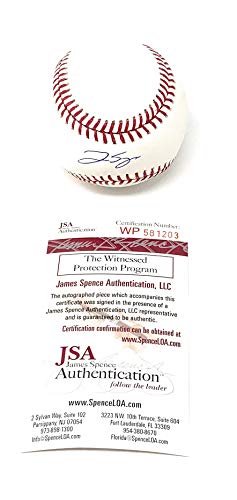 George Springer Houston Astros Signed Autograph Official MLB Baseball JSA Witnessed Certified