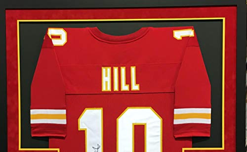 Tyreek Hill Autographed Kansas City Custom Black Football Jersey JSA COA