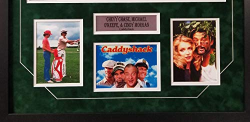 Chevy Chase Michael O'Keefe Cindy Morgan Caddy Shack Signed Autograph Custom Framed Photo Suede Matting Chase Hologram & Beckett Certified