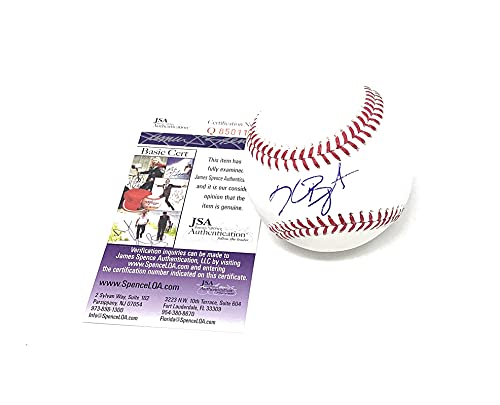 Kris Bryant Chicago Cubs Signed Autograph Official MLB Baseball JSA Certified