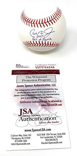 Cal Ripken Jr Baltimore Orioles Signed Autograph Official MLB Baseball Inscribed 2007 HOF INSCRIBED JSA Witnessed Certified