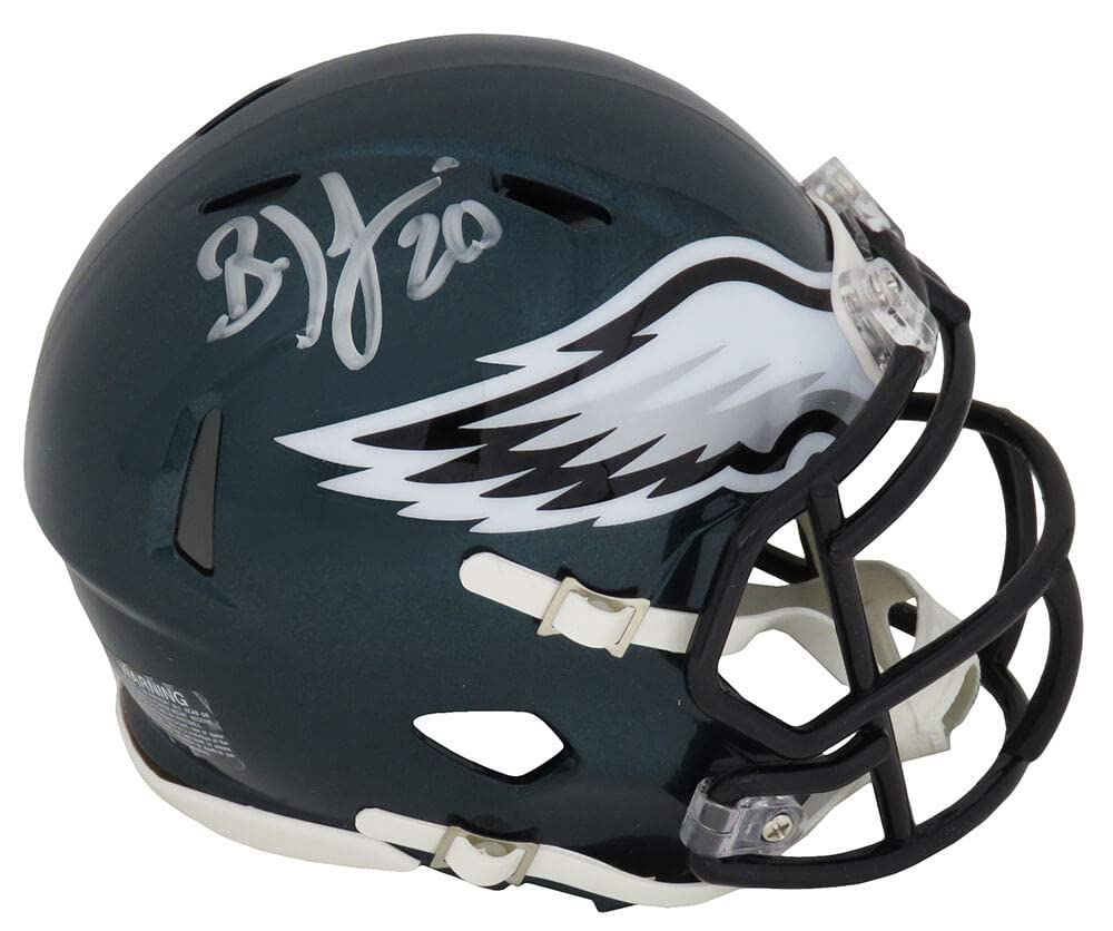 Brian Dawkins Philadelphia Eagles Signed Autograph Speed Mini Helmet Helmet JSA Certified