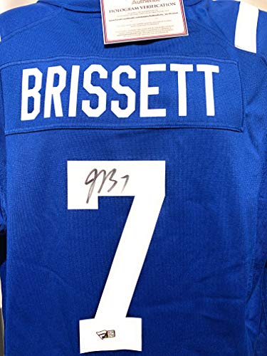 Jacoby Brissett Indianapolis Colts Signed Autograph Blue Nike Jersey Fanatics Authentic Certified