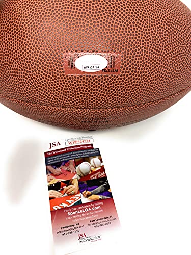 Darius Leonard Indianapolis Colts Signed Autograph Replica Football JSA Witnessed Certified