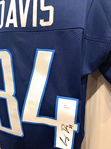 Corey Davis Tennessee Titans Signed Autograph Custom Jersey JSA Witnessed Certified