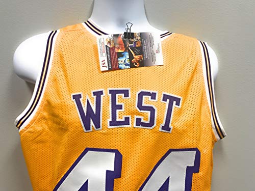 Jerry West Los Angeles Lakers Signed Autograph Rare Multi INSCRIBED Custom Jersey JSA Certified