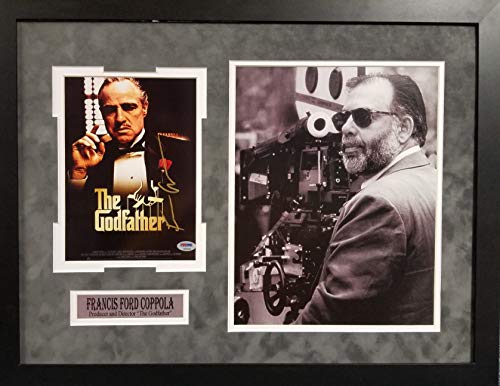 Francis Ford Coppola The Godfather Movie Star Signed Autograph Photo Custom Framed 26x20 PSA/DNA Certified