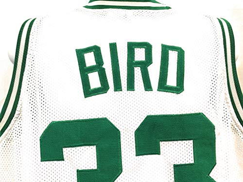 Larry Bird Boston Celtics Signed Autograph Custom Jersey White Bird Hologram Certified