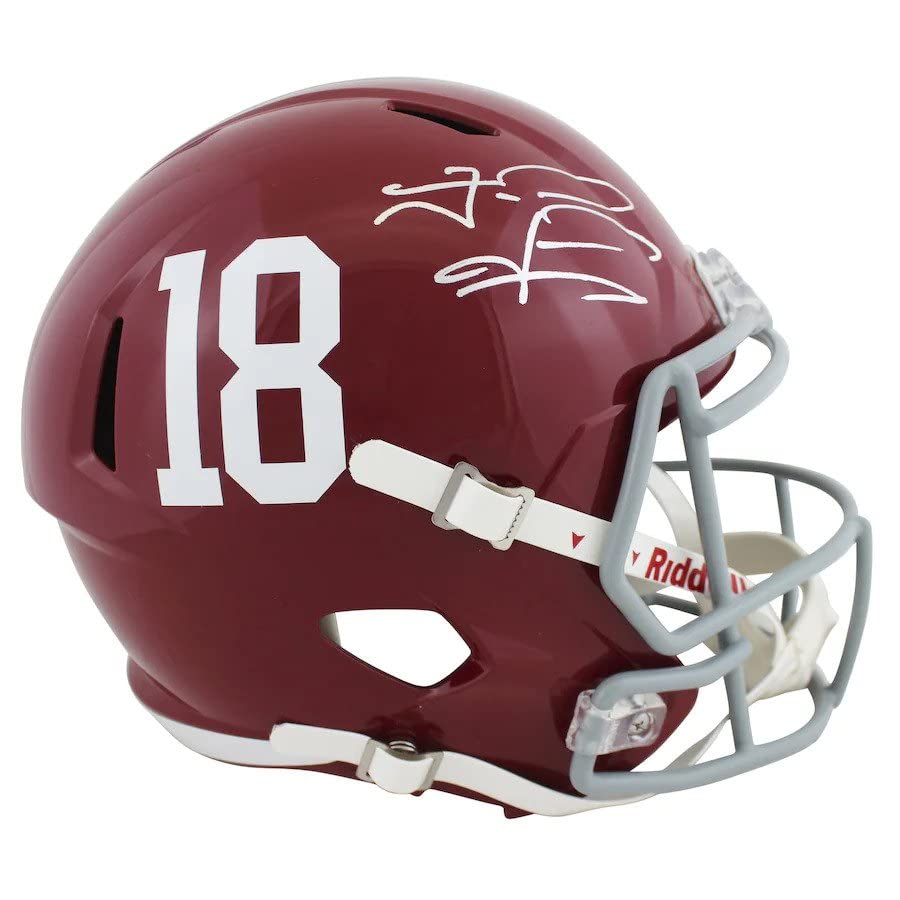 Tua Tagovailoa Alabama Crimson Tide Signed Autograph Full Size Speed Helmet Fanatics Authentic Certified