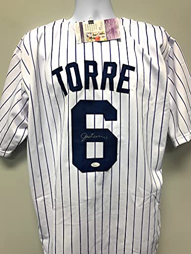Joe Torre New York Yankees Signed Autograph Custom Jersey JSA Certified