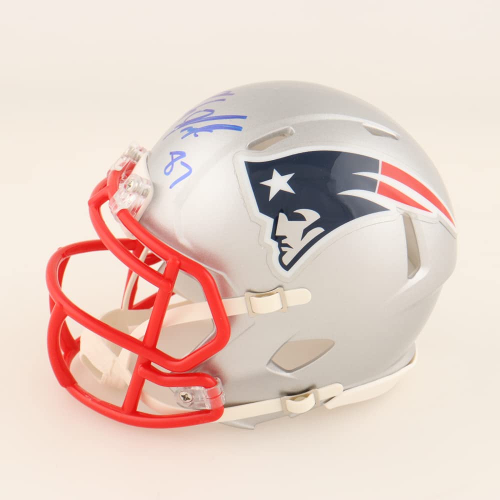 gronkowski signed helmet