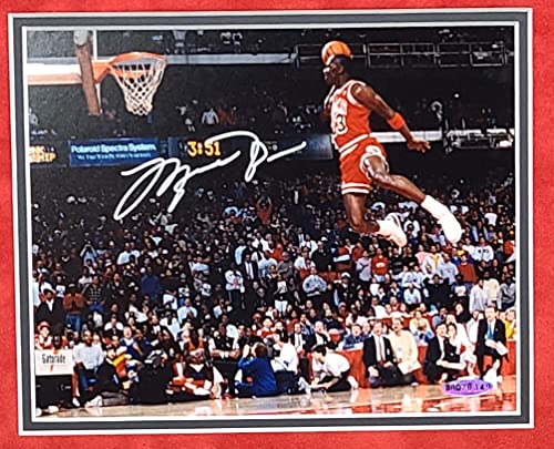 Michael Jordan Signed Mr. June Nike Pro Cut Chicago Bulls Framed