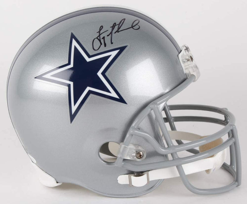 Emmitt Smith Dallas Cowboys Signed Autograph Full Size Helmet Steiner –  MisterMancave