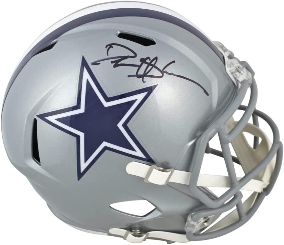 Deion Sanders Dallas Cowboys Signed Autograph Full Size Speed Helmet JSA Certified