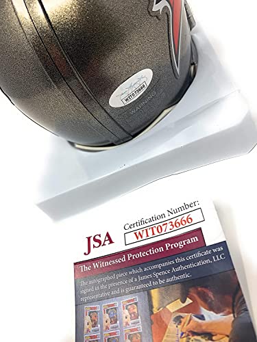 Keyshawn Johnson Tampa Bay Signed Autograph Mini Helmet JSA Witnessed Certified