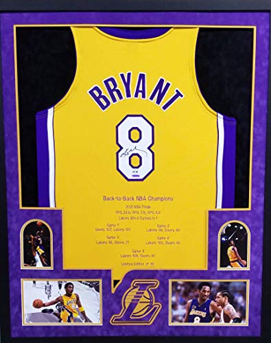 Kobe Bryant CARPE DIEM Signed Inscribed Los Angeles Lakers Jersey UD —  Showpieces Sports