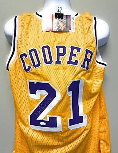 Michael Cooper Los Angeles Lakers Signed Autograph Custom Jersey