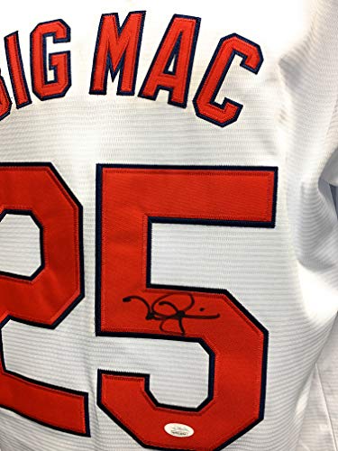 Mark McGwire St Louis Cardinals Signed Autograph Majestic Jersey