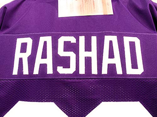 Amad Rashad Minnesota Vikings Signed Autograph Custom Purple Jersey JSA Witnessed Certified