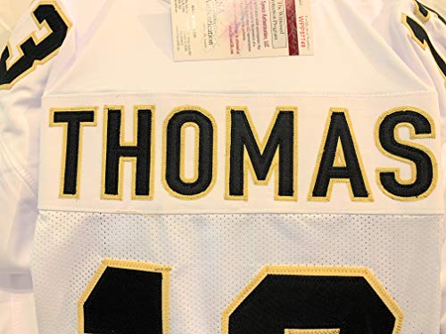 Michael Thomas New Orleans Saints Signed Autograph White Custom Jersey Black #'s JSA Witnessed Certified