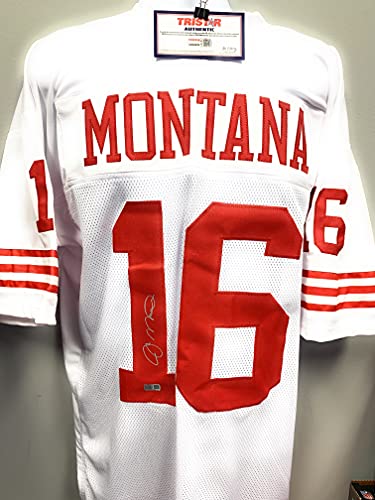 Joe Montana San Fransico Signed Autograph Custom Jersey White Tristar Authentic Certified