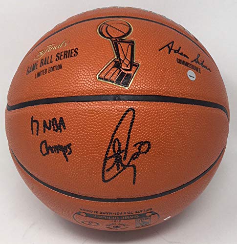 Stephen Curry Golden State Warriors Signed Autograph NBA Limited Edition NBA Finals Game Basketball INSCRIBED Steiner Sports Certified
