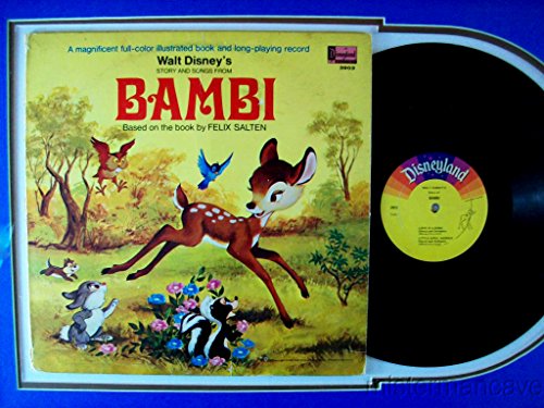 Bambi Professionally Framed Record Double Matted Disney Movie Soundtrack