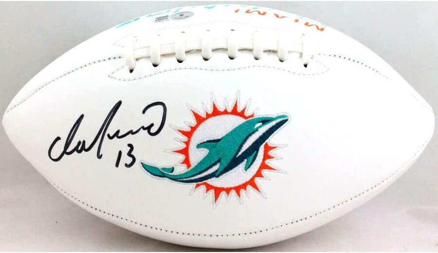 Dan Marino Miami Dolphins Signed Autograph Embroidered Logo Football Fanatics Certified