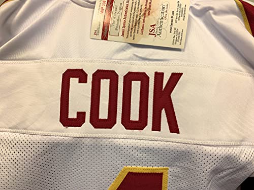 Dalvin Cook Florida State Signed Autograph Custom Jersey White JSA Witnessed Certified