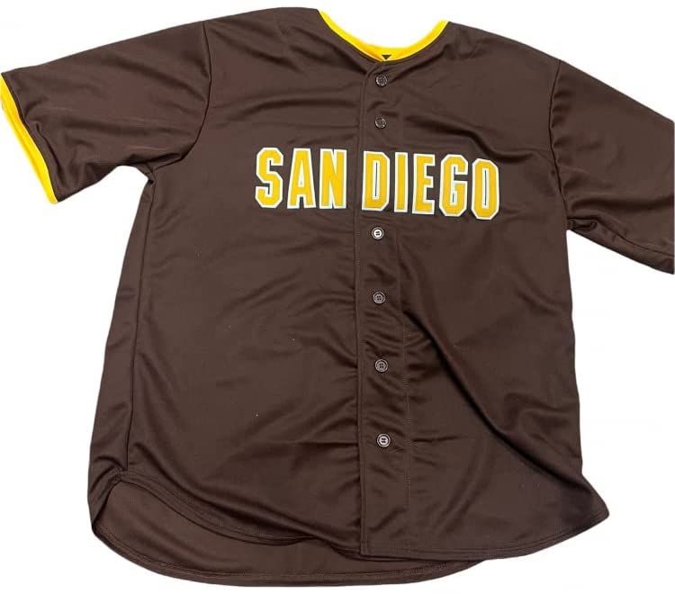 Fernando Tatis Jr San Diego Padres Signed Autograph Custom Jersey Brown JSA Certified