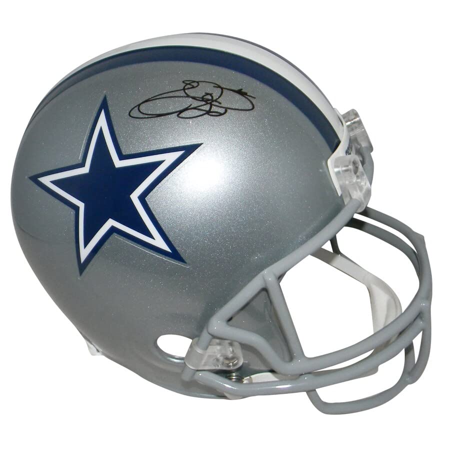 Emmitt Smith Dallas Cowboys Signed Autograph Full Size Helmet Steiner Certified