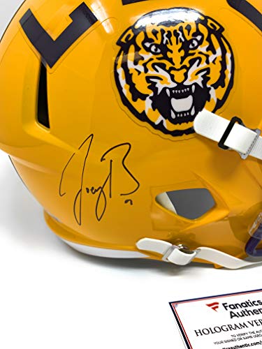 Joe Burrow LSU Tigers Signed Autograph Speed Full Size Helmet Fanatics Authentic Certified