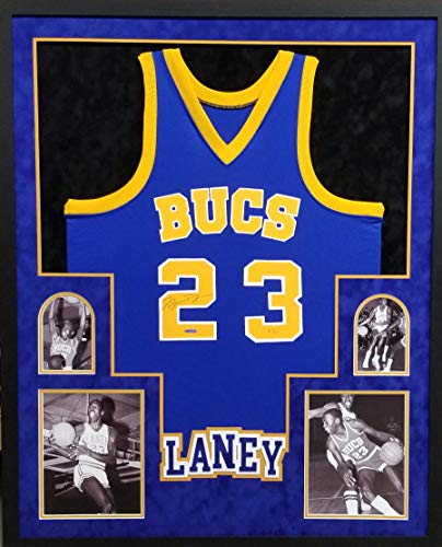 Michael Jordan Laney High School Signed Autograph Rare Custom FRAMED Jersey HAND NUMBERED Suede Matted Upper Deck Certified