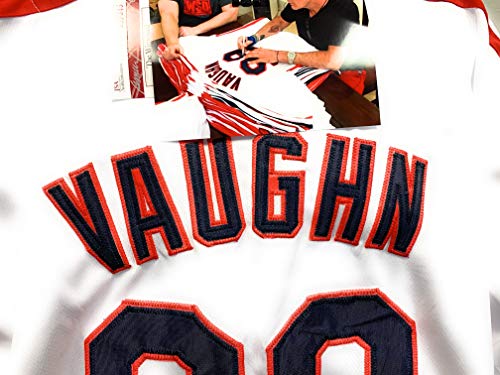Charlee Sheen Ricky Vaughn Cleveland Indians Signed Autograph Major League The Movie Jersey JSA Witnessed Certified