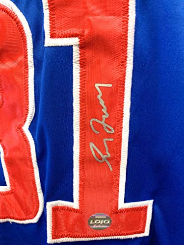 Greg Maddux Chicago Cubs Signed Autograph MLB Custom Blue Jersey