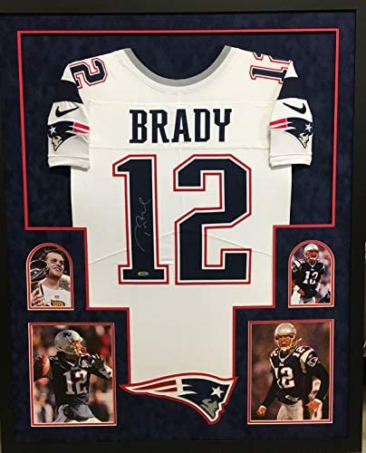 Tom Brady New England Patirots Autograph Signed Custom Framed Authenti –  MisterMancave