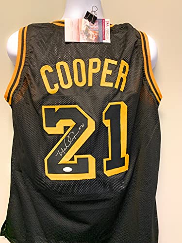 Michael Cooper Los Angeles Lakers Signed Autograph Custom Jersey Black JSA Witnessed Certified