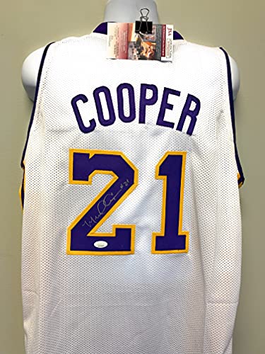 Michael Cooper Los Angeles Lakers Signed Autograph Custom Jersey White JSA Witnessed Certified