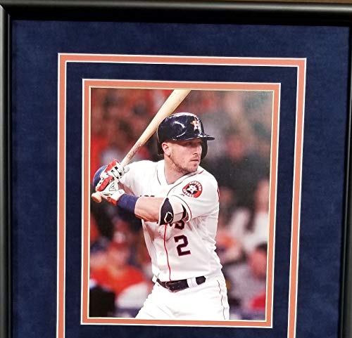 Alex Bregman Houston Astros Signed Autograph Official MLB Baseball Custom Framed 16x26 Shadow Box Suede Matted Tristar Authentic Certified