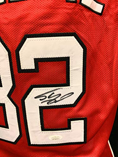 Shaquille O'Neal Miami Heat Signed Autograph Custom Jersey Red JSA Witnessed Certified